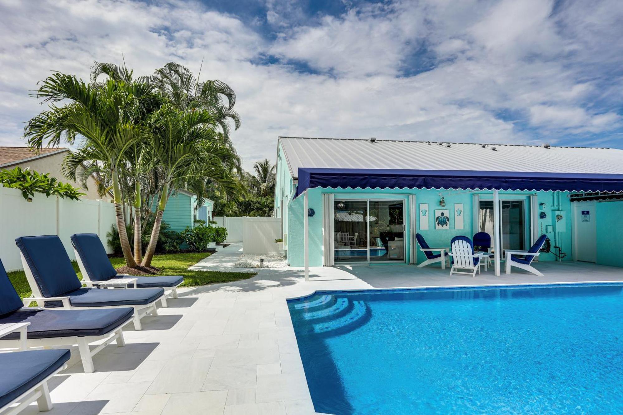Coastal Villa With Private Yard And Heated Pool! นอร์ธปาล์มบีช ภายนอก รูปภาพ
